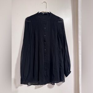 Zara Classic Black Blouse